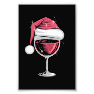 Foto Copo de Vinho Tinto Natal Natal Divertido Xmas