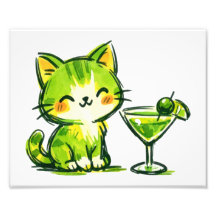 Coquetéis Verdes e Gatos