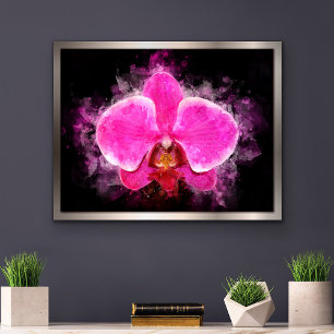 Foto Cor da água das flores das orquídeas - rosa bb 02