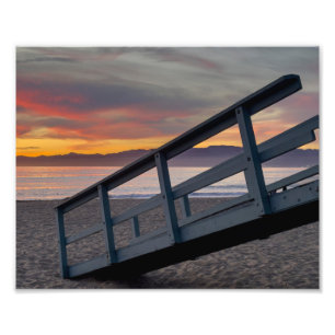 Foto Cor vibrante do pôr do sol - Marina Del Rey, CA