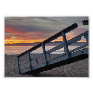 Foto Cor vibrante do pôr do sol - Marina Del Rey, CA