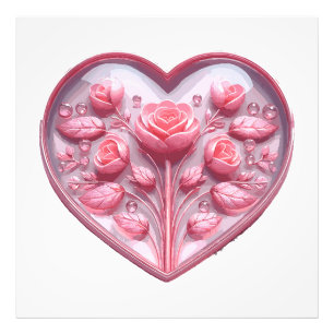 Foto Coração de Rosas