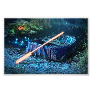 Foto Coracle Galês Encantado - Arte Bioluminosa