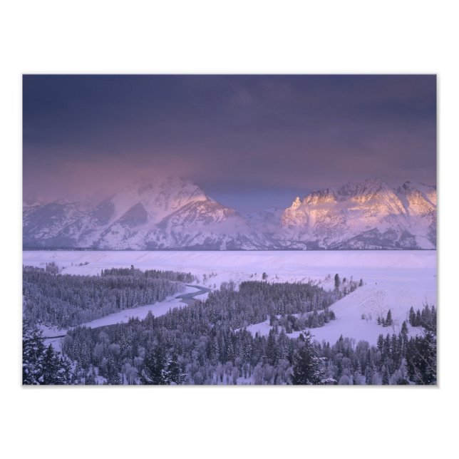 Foto Cordilheira Teton do Snake River Overlook, Grand (Frente)