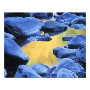 Foto Cores de outono refletidas em uma piscina vadeável