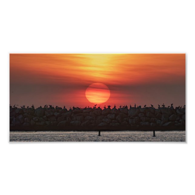 Foto Cores do Pôr do Sol - Marina Del Rey, CA (Frente)