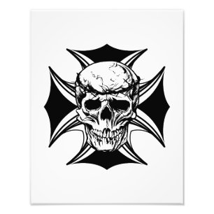 Foto Coroa espinheira crônica cruz gótico-biker arte