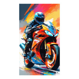 Foto Corrida de motocicletas de alta velocidade