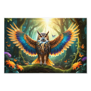 Foto Coruja Majestosa Fenix Híbrida