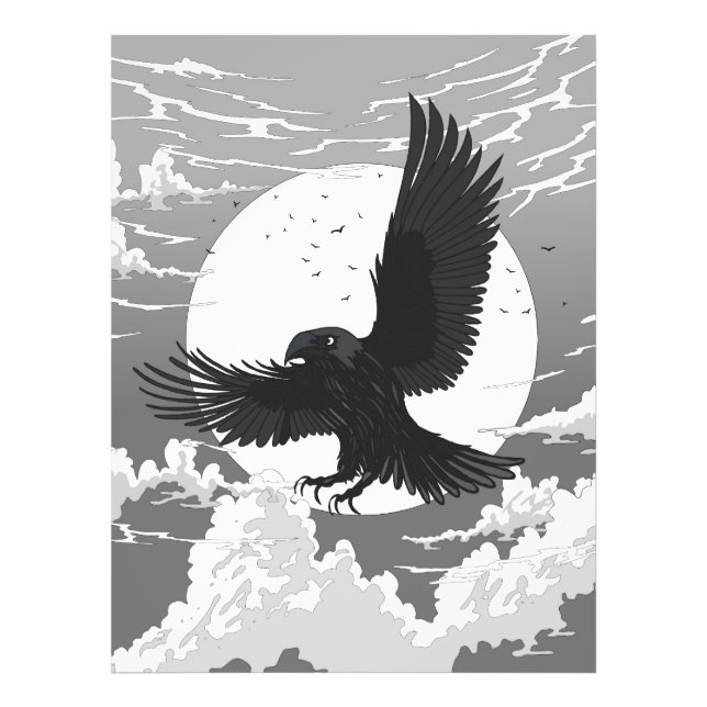 Foto Corvo E A Lua (Frente)