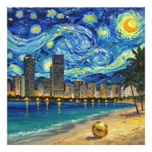 Costa Dourada de Miami Futebol Elegante e Arte Fin