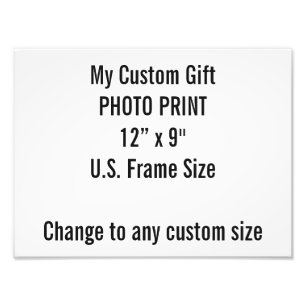 Foto Costume 12" × 9" tamanho de quadro dos E.U. do