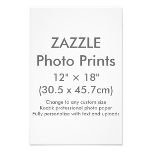 Foto Costume 12" de Zazzle × 18" modelo do impressão 