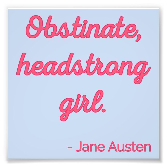 Foto Cota de Orgulho e Preconceito II - Estilo Bonito (Frente)