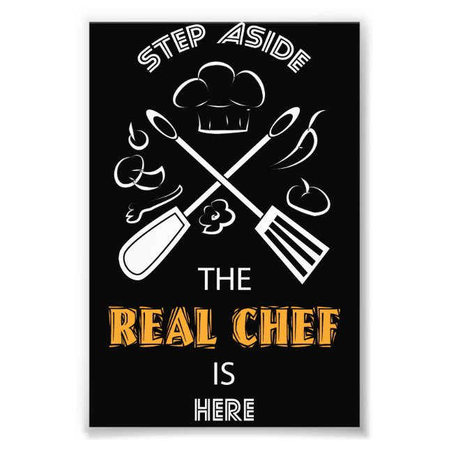Foto Cotações Engraçadas de Chef e Cozinhar (Frente)