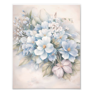 Foto Cottage Core Impressão Floral Vintage para Moldura