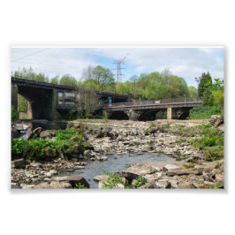 Foto County Bridge e o Rio Calder, Sowerby Bridge