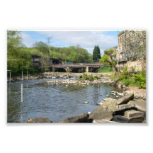 County Bridge e o Rio Calder, Sowerby Bridge