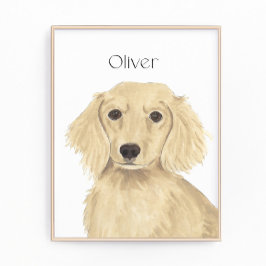 Foto Cream Dachshund Art De Longa Duração