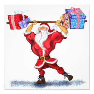 Foto Criador de Porcos Papai Noel com presentes de Nata