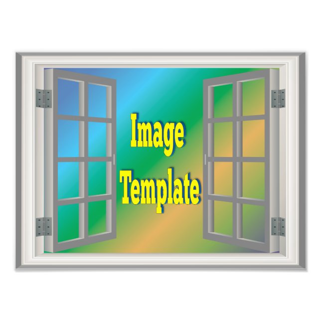 Foto Crie a sua própria 🌿 Vista Falso da janela (Frente)