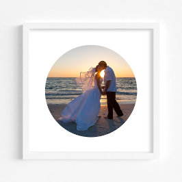 Foto Crie Seu Próprio Círculo Forma Casamento 12"x12"