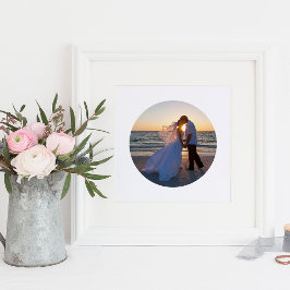 Foto Crie Seu Próprio Círculo Forma Casamento 8"x8"