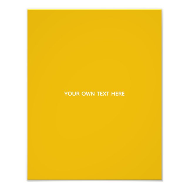 Foto Crie Seu Próprio Design Amarelo Personalizado (Frente)