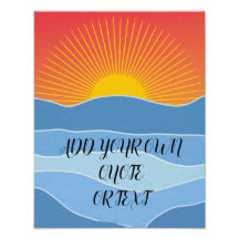 crie seu próprio poster