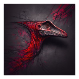 Foto Crimson Fossil Descoberto - AI Genius
