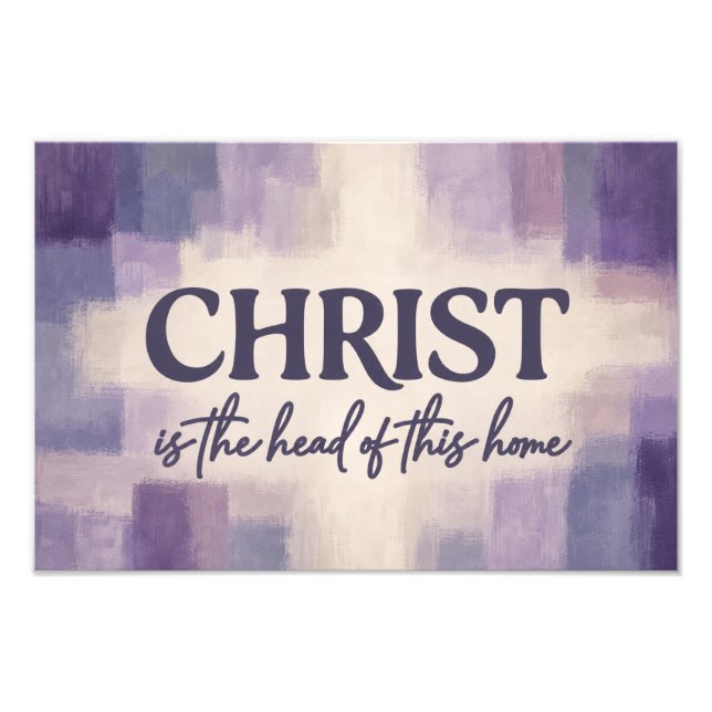 Foto CRISTO É a Cabeça Desta Casa | Cristão (Frente)
