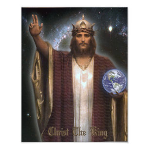 FOTO CRISTO O REI SAGRADO POSTER