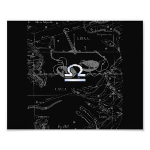 Foto Cromo como Libra Zodiac Sinal em Hevélio