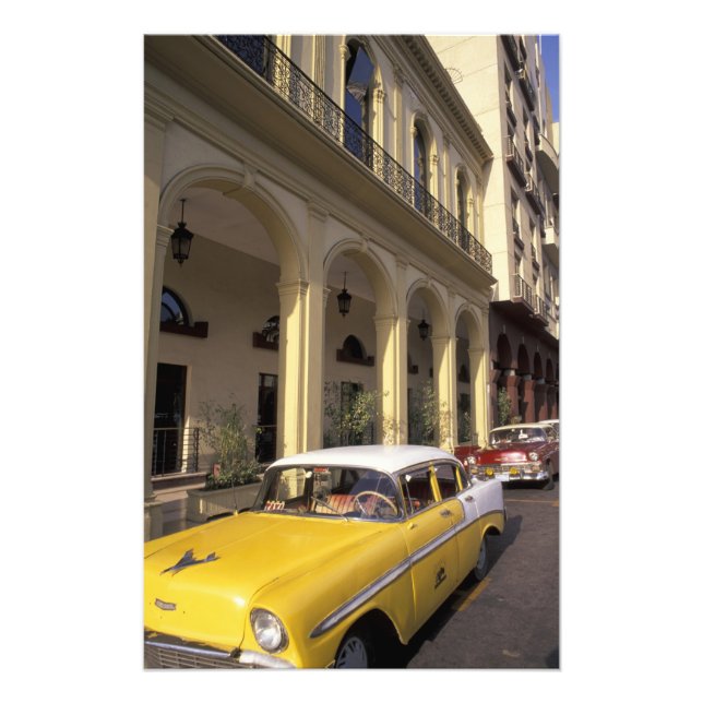Foto Cuba, Havana. Colorido Chevy's da década de 1950 (Frente)