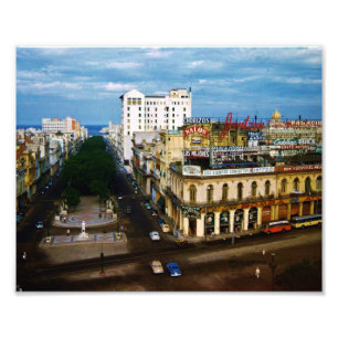 foto cubana PASEO DEL PRADO Havana do vintage dos