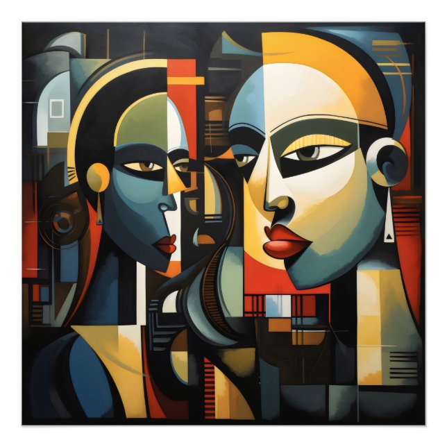 Foto Cubismo Mulheres (Frente)
