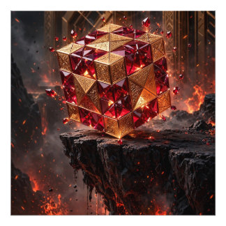 Foto Cubo de Joias no Precipício Vulcânico