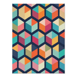 Foto Cubos surpreendentes: Um caleidoscópio de cor e fo