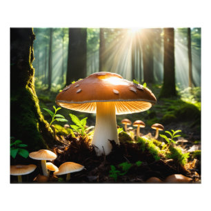 Foto Cultivo de cogumelos na floresta