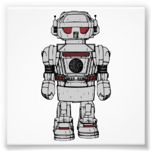 Foto Cumprimentos do robô a propulsão atómica do