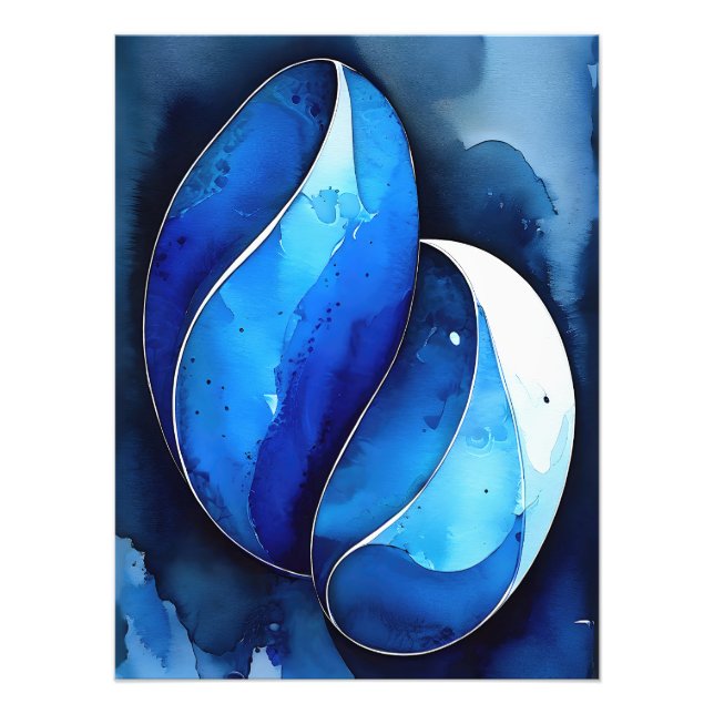 Foto Curvas de cobalto marinho (Frente)