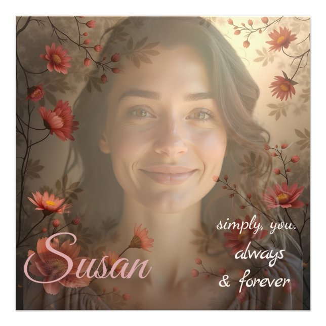 Foto Custom Portrait for Her – Personalized Photo Gift (Frente)