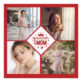 Foto Custom Queen Mom Photo Collage Keepsake