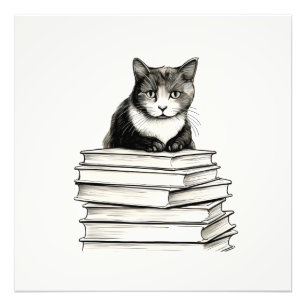 Foto Cute Kitten em Livros