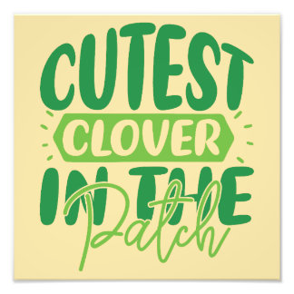 Foto cutest clover in the patch - St. Patrick's Day
