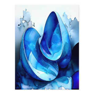 Foto Cyan Seashell Whirl
