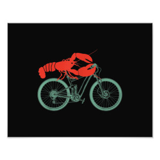 Foto Cycling Lobster MTB Cycologist Funny Cyclist