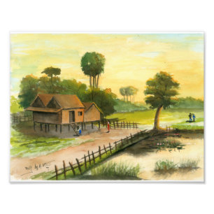 Foto da Aldeia Cambojana 1 por Vannak Anan Prum