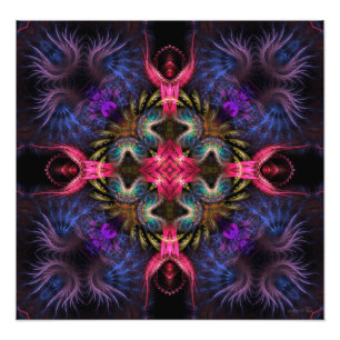 Foto da arte de Quadra da geometria do Fractal