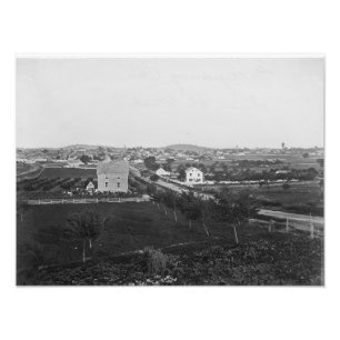 Foto da Era da Guerra Civil de Gettysburg 1863